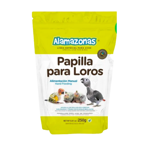 papilla para loros