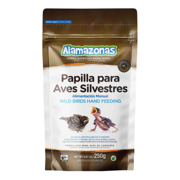 papilla para aves silvestres