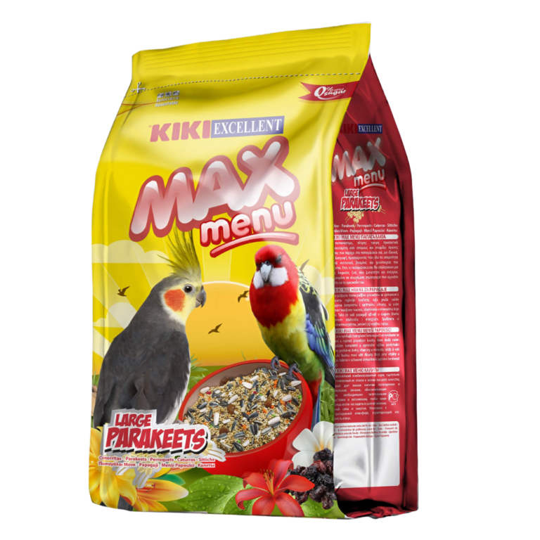 kiki max menu ninfas y cotorras